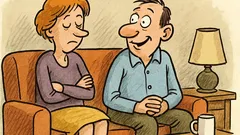 Vtip: Byť šťastná s mužom znamená…