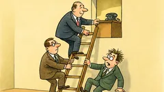 Vtip: Dowov zákon: čím vyššie, tým chaos