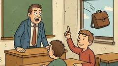 Vtip: Učiteľ vraví: Kto odpovie, ide domov