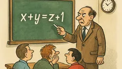 Vtip: Matematik otvorí test a zistí…