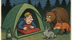 Vtip: Murphyho zákon o nocovaní v prírode