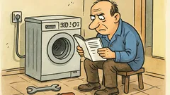 Vtip: Zlyhalo všetko, tak čítam návod