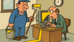 Vtip: Perrusselov zákon: jednoduchá úloha sa pokazí