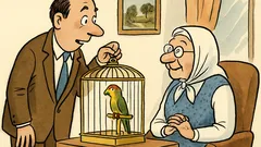 Vtip: Reportér kúpi tete papagája za desaťtisíc