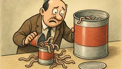 Vtip: Keď otvoríš plechovku červíkov...