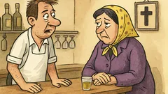 Vtip: Krčmár sa pýta jednej ženy…