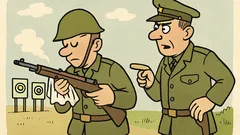 Vtip: Vojak, čím sa živíte v civile?