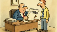 Vtip: Šéf vojde a číta predpisy…