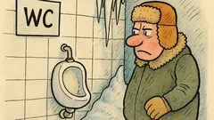 Vtip: Oznam na WC na severnom póle