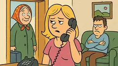 Vtip: Manželka volá mame po hádke…