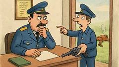 Vtip: Policajt hlási náčelníkovi o úteku