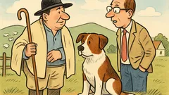 Vtip: Bača, čo stojí ten pes?