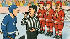 Vtip: Rozhodca s pukom v ruke…