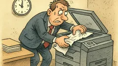 Vtip: Keď sa tajný dokument zasekne v kopírke