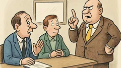 Vtip: Kolega má názor, šéf má zákon