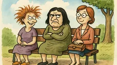 Vtip: Sedia tri ženy na lavičke