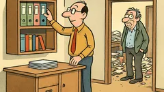 Vtip: Kto si robí poriadok, je lenivý