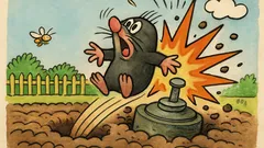 Vtip: Krtko v zemi hľadal mušky…