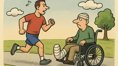 Vtip: Športom k predčasnej invalidite...