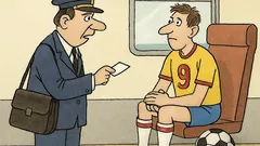 Vtip: Futbalista Jančula cestuje vlakom…