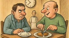 Vtip: Prídu dvaja kamaráti na večeru