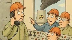 Vtip: Chlapci, ten dym nad reaktorom…