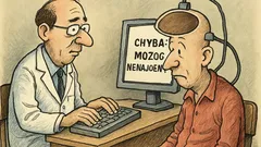 Vtip: Optimalizujem mozog... CHYBA: mozog nenájdený