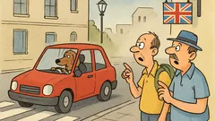 Vtip: Náš turista príde prvýkrát do Anglicka