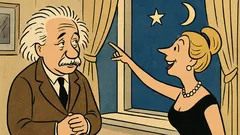 Vtip: Einstein na večierku u snobov