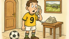 Vtip: Trenčiansky futbalista volá otcovi domov