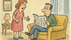 Vtip: Moja partnerka ma obviňuje, že nepočúvam...