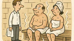 Vtip: Moji rodičia žijú z potu…