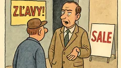 Vtip: Finman príde na výpredaj a…