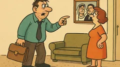 Vtip: Príde muž domov z práce…