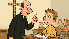 Vtip: Na hodine náboženstva sa spýta