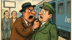 Vtip: Ide muž vlakom z Paríža