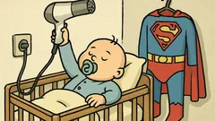 Vtip: Na féne píše: „Nepoužívajte počas spánku…“