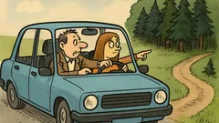 Vtip: V autoškole – zabočte do lesa…