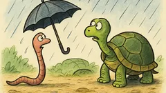 Vtip: Príde korytnačka za dážďovkou…