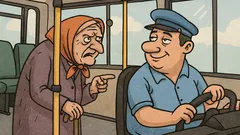 Vtip: Babka nastúpi do autobusu a hundre