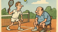 Vtip: Laviov tenisový zákon znie jasne