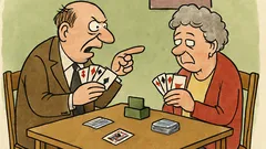 Vtip: Prvý bridgeový zákon—vinný je partner