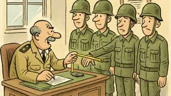 Vtip: Britský generál meria vojakov po návrate