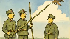 Vtip: Výzbroj čínskych vojakov? Bambus!