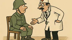 Vtip: Čo má vojak v nohaviciach?