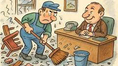 Vtip: Príde chaos do práce…