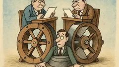 Vtip: Stretnú sa dvaja byrokrati medzi kolesami