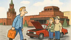 Vtip: Americkí turisti uviaznu na Červenom námestí