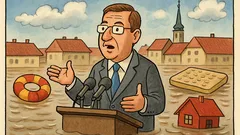 Vtip: Primátor Drážďan počas povodní oznamuje...