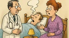 Vtip: Pán doktor, prečo hovorí zo spánku?